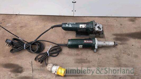 Metabo die grinder and planer