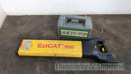 Ezicat 100 detector and Akti V8 generator