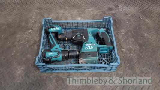 Makita cordless drill and Makita cordless breaker