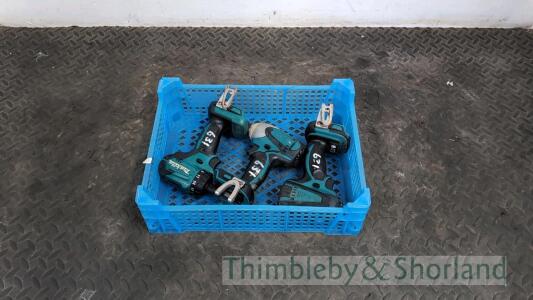 3 Makita cordless nut runners