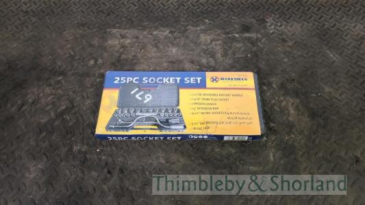 25pc socket set