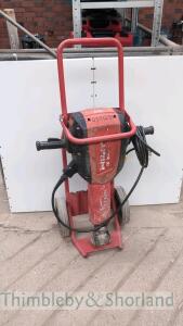 Hilti TE3000 breaker on trolley