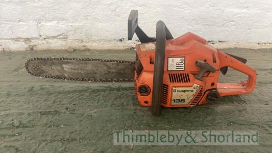 Husqvarna 135 14in chain saw - new chain brake