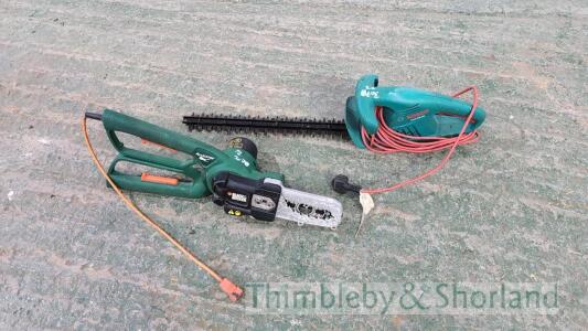 Hedge cutter and alligator saw