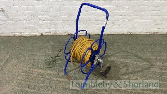 Hose reel and hose 8mm Streamline hose