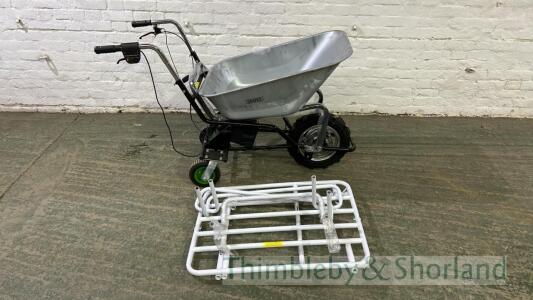 Draper electric power barrow with cavry frame attachment