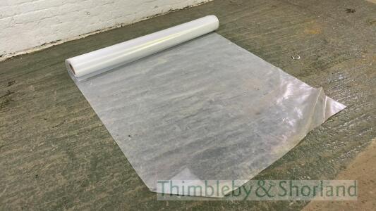 Roll of plastic sheet