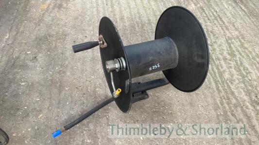 Industrial pressure washer hose reel