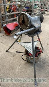 Ridgid 300 pipe threader on stand