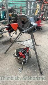 Ridgid 300 pipe threader on stand