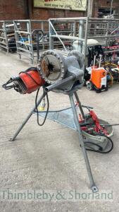 Ridgid 300 pipe threader on stand