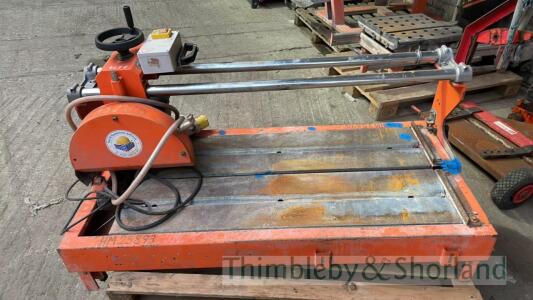 Pullover tile saw