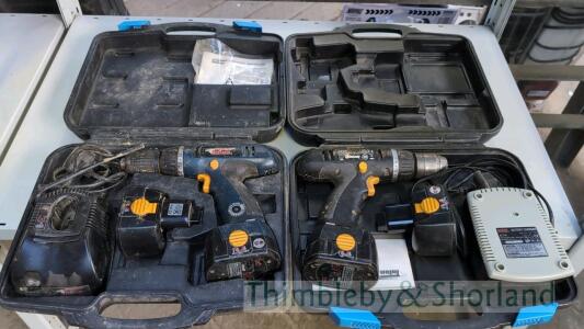 2 Talon cordless drills