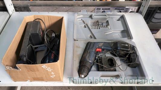 Cordless drill and Bosch cordless drill