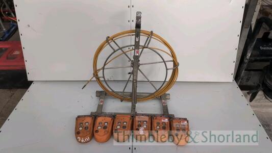 Cable reel and Crowcon gas detectors