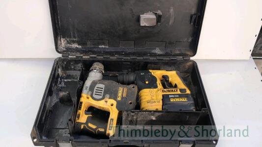 2 Dewalt cordless breakers