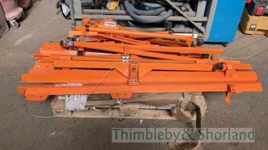 Pallet of plasterboard lifter parts