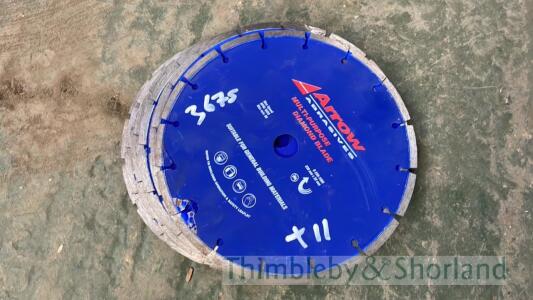 11 Arrow multi purpose diamond blades