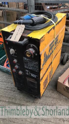 Weldmet Mig 160 single phase welder package