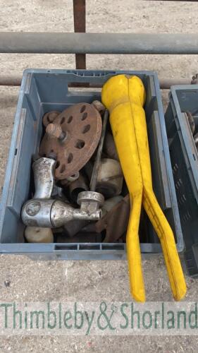 Box of garage tools