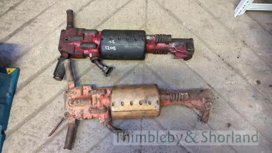 2 Chicago pneumatic air breakers