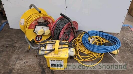 Transformer and extension reels