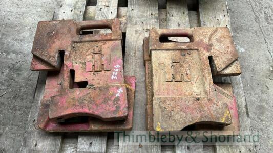 4 Case tractor weights