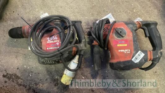 2 Hilti TE30 breakers