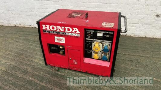 Honda EX4000S silent petrol generator