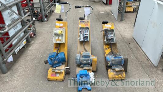 SPE BEF 200-1 floor grinder x3