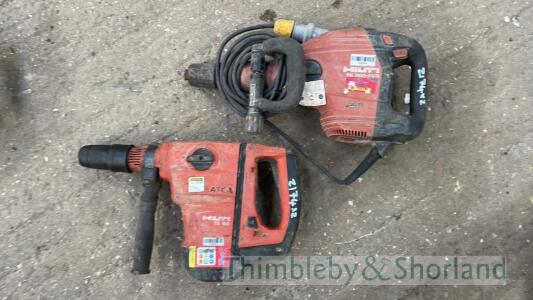 Hilti TE60 and 700 breaker