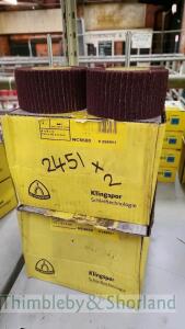 2 boxes of Klingspor sanding wheels