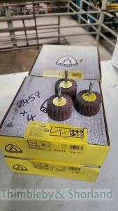 4 boxes of Klingspor sanding wheels