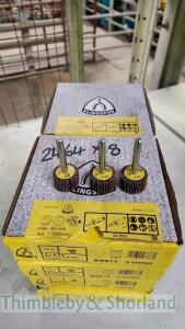 8 boxes of Klingspor sanding wheels