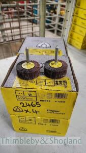 4 boxes of Klingspor sanding wheels