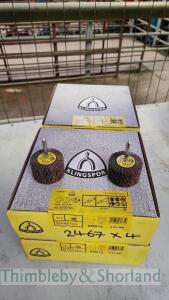 4 boxes of Klingspor sanding wheels