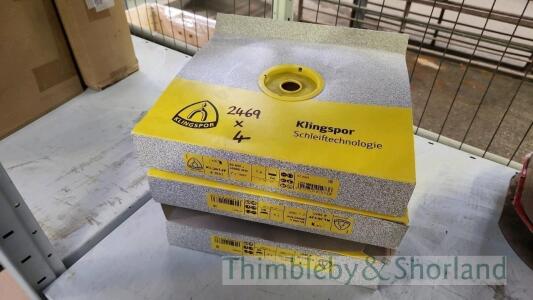 4 Klingspor sanding belts