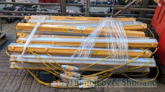 Pallet of 110v work lights