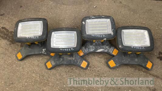 4 LED work lights