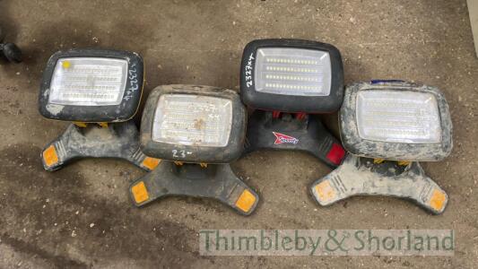 4 LED work lights