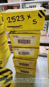 5 boxes of Tornado brad nails and gas