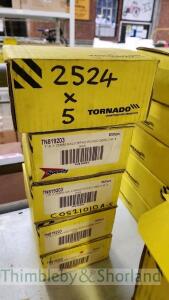 5 boxes of Tornado brad nails and gas