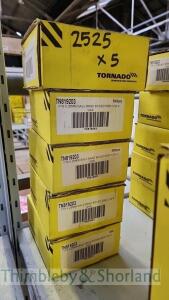 5 boxes of Tornado brad nails and gas