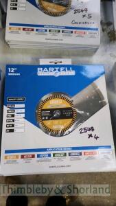 4 Bartell 300mm diamond discs