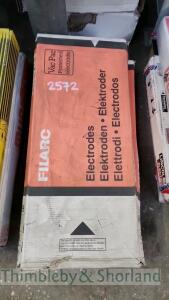 2 boxes of welding electrodes