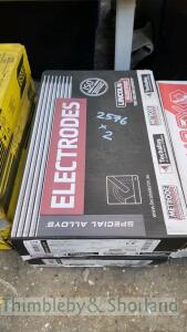 2 boxes of Lincoln Electric electrodes