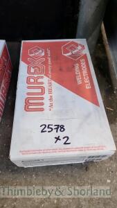 2 boxes of Murex electrodes