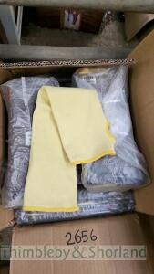 Box of Warrior yellow cut level D sleeves