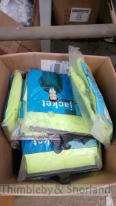 Box of hi viz rainwear - XL