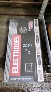 2 boxes of Lincoln Electric electrodes